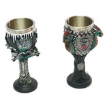 Taça Game Of Thrones Medieval 3d Inox Conjunto De 2 Taças