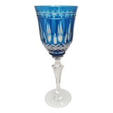 Taça Licor Em Cristal Strauss Overlay 237.068 110ml Azul Cla