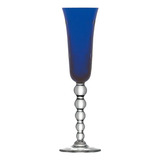 Taça Para Champanhe Cristallerie Saint-louis Bubbles Azul Es