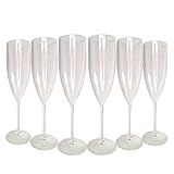 Taças De Champanhe Acrílico Cristal 160ml 10 Unidades Chandon Champagne