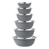 Taças De Mistura Cook With Color Stainless Steel Conjunto D