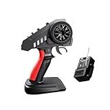 Tachiuwa Controlador De Carro Rc Transmissor E Receptor Ergonômico Alta Sensibilidade Profissional 6 Canais Para Rc Barco Tanque Caminhão Diy