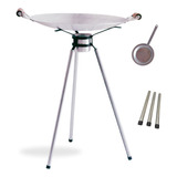 Tacho Alumínio Tipo Arado 40cm C fogareiro Alcool S tampa