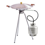 Tacho Alumínio Tipo Arado 40cm C fogareiro Flex Gás E Álcool
