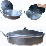 Tacho Disco Arado Aluminio Com Tampa E Alça Tipo Panela