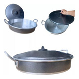 Tacho Fundo Tipo Disco Arado 100 Aluminio Grande Com Tampa