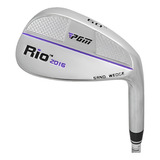 Taco Areia 60 Sand Wedge P gm Rio 2016 Golfe Roxo Feminino 