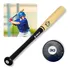 Taco Baseball Profissional 30'' Em Madeira Envernizada Pre