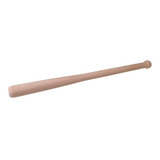 Taco Bastao Baseball Beisebol Madeira Cor Cru Natural 70cm