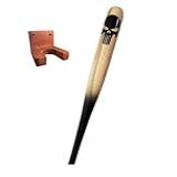 Taco De Baseball Justiceiro Pb 70cm Com Suporte M Bastao De Baseball Decorativo