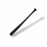 Taco Estilo Baseball -beisebol- Madeira Maciça Para Brincar De Bets- Bastão Com 65cm Preto