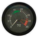 Tacômetro 24v 3500rpm 700hz Universal Mercedes 100mm