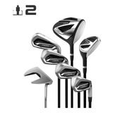 Tacos De Golf 100 Adulto Destro 2 conjunto De 7 Inesis