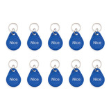 Tag De Acesso Chaveiro Linear Rfid Hcs 125 Khz Nice 10 Unid 