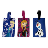 Tag De Mala Etiqueta Identificação Bagagem Frozen Elsa Anna