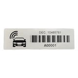 Tag Etiqueta Veicular Rfid Uhf 900 Mhz Dogbone Para brisa 10