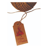 Tag Kraft Personalizada 100 Unidades Tam 8 X 4 Cm Cordão