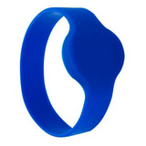 Tag Pulseira Silicone Rfid 125khz Linear Azul 1005822 Nice