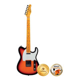 Tagima Guitarra Telecaster Woodstock Series Sunburst Tw 55sb