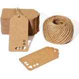 Tags Kraft Coração Com Cordão Sisal