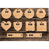 Tags Personalizadas Formatos 100 Unidades Cordão Rustico