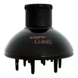 Taiff Curves Difusor Definidor De Cachos 15x15cm Preto Em Plástico