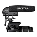 Takstar Sgc600 Microfone Shotgun Pro Para Câmera Dslr Loja Cor Preto