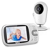 Taktark Babá Eletrônica BM603 Pro 3 2 Monitor Câmera Para Bebê Sem WiFi Visão Noturna Áudio Bidirecional Sensor De Temperatura Ambiente Som VOX Ativado 8 Canções De Ninar