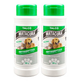 Talco Cães Antisséptico Matacura 100g  kit 2 Unidades 