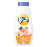 Talco Pom Pom Amido De Milho Em Frasco 200 G