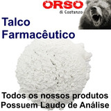Talco Premium Grau Farmacêutico C Certificado Análise 3 Kg