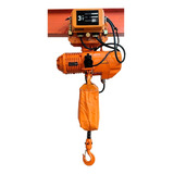 Talha Elétrica 3 Toneladas 9m Corrente 220 380v C Troller Cor Laranja Quantidade De 1 220v