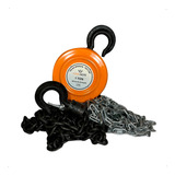 Talha Manual 1 Tonelada 1000 Kg Com Corrente 3 Metros