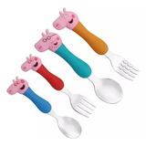 Talher Infantil Peppa Pig 4 Unidades Introdução Alimentar