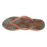 Tamanco Azaléia Chinelo Anabela Feminino Floral