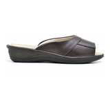 Tamanco Couro Senhora Chinelo Feminino Anatômico Frete Gráti