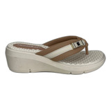 Tamanco De Dedo Fem Salto Anabela Comfy Piccadilly 540357