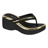 Tamanco Feminino Anabela Plataforma Leve Beira Rio 8455305