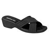 Tamanco Feminino Beira Rio Conforto Tiras Cruzadas Preto 34