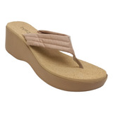 Tamanco Feminino Plataforma Anabela Alto Sandalia Dedo
