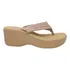 Tamanco Feminino Plataforma Anabela Alto Sandalia Dedo