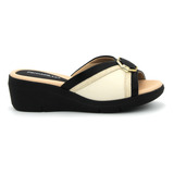 Tamanco Piccadilly 375 Salto Anabela Slide Original Feminino