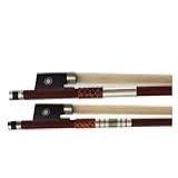 Tamanho Completo Violino Bow Acessórios Para Violino Elástico Com Haste De Arco Octagonal Para Violino 4 4 1 8 Size 4 4 