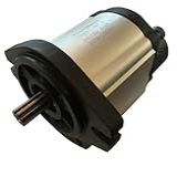 Tamanhos De Bomba De Engrenagem Hidráulica De 0 A 18 Gpm 3625psi SAE A Flange Portas Laterais CCW Rotação Série PFEG Eixo 9 Dentes Spline 28cc 18gpm No Máximo RPM 