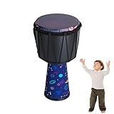 Tambor Árabe Tambor Djembe Tambor De Mão Tambores Africanos De Pele De Portát Profissional Vintage Esculpidos à Mão Para Adultos Iniciantes Crianças Iniciantes Jardim De Infância
