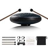 Tambor De Língua De Aço 28 Notas 15 Cm D Key Tank Drum Handpan Drum Instrumento De Percussão Para Meditação Entretenimento Educação Musical Concerto Cura Mental Ioga
