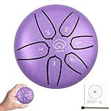 Tambor De Língua De Aço De 3 Polegadas 6 Notas Handpan Drum Instrumento Para Crianças Mini Kit De Tambor De Tambor