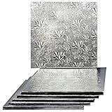 Tambor Quadrado Prateado De 20 32 Cm 6 Unidades