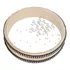 Tambores Oceânicos Transparentes De Cor Natural Maple Bead