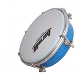 Tamborim C Corpo Injetado Pele Leitosa Torelli Tt 404 Azul